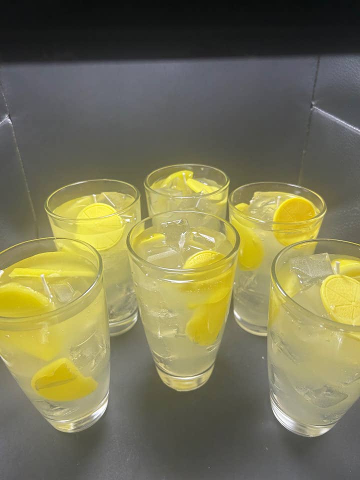 Lemonade Candle for wholesale by White Dog Candle LLC