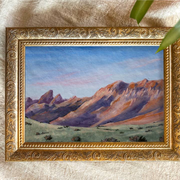 Organ Mountains Sunrise Fine Art Print, New Mexico for wholesale by Desert Light Co.