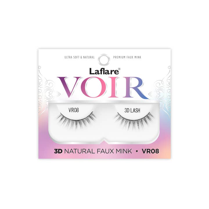 Laflare - Wholesale False/Fake Eyelashes - 3-D Voir Faux Mink Reusable Eyelashes