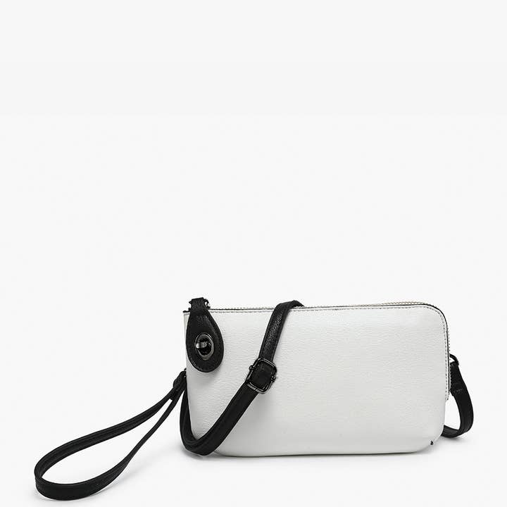 Jen & Co. - Wholesale Crossbody Bag - Women's - M1818 Kendall Crossbody/Wristlet w/ Twist Lock Closure2