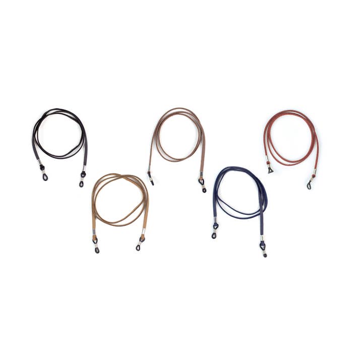 Peepers - Wholesale Sunglasses/Eyeglasses Strap - Unisex - Faux Leather Cord - 6 Pack