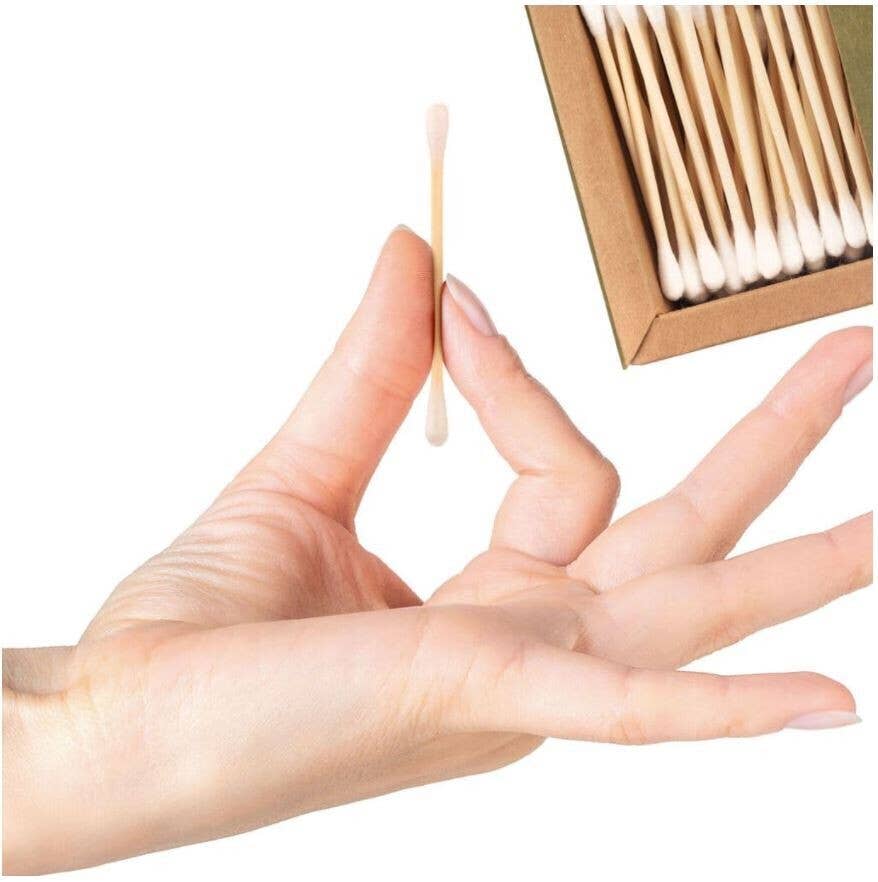 bamboo stick masters – wholesale Cotton bud/Q-tip – Biodegradable Eco Friendly Bamboo Cotton Buds – 300 Per Pack1