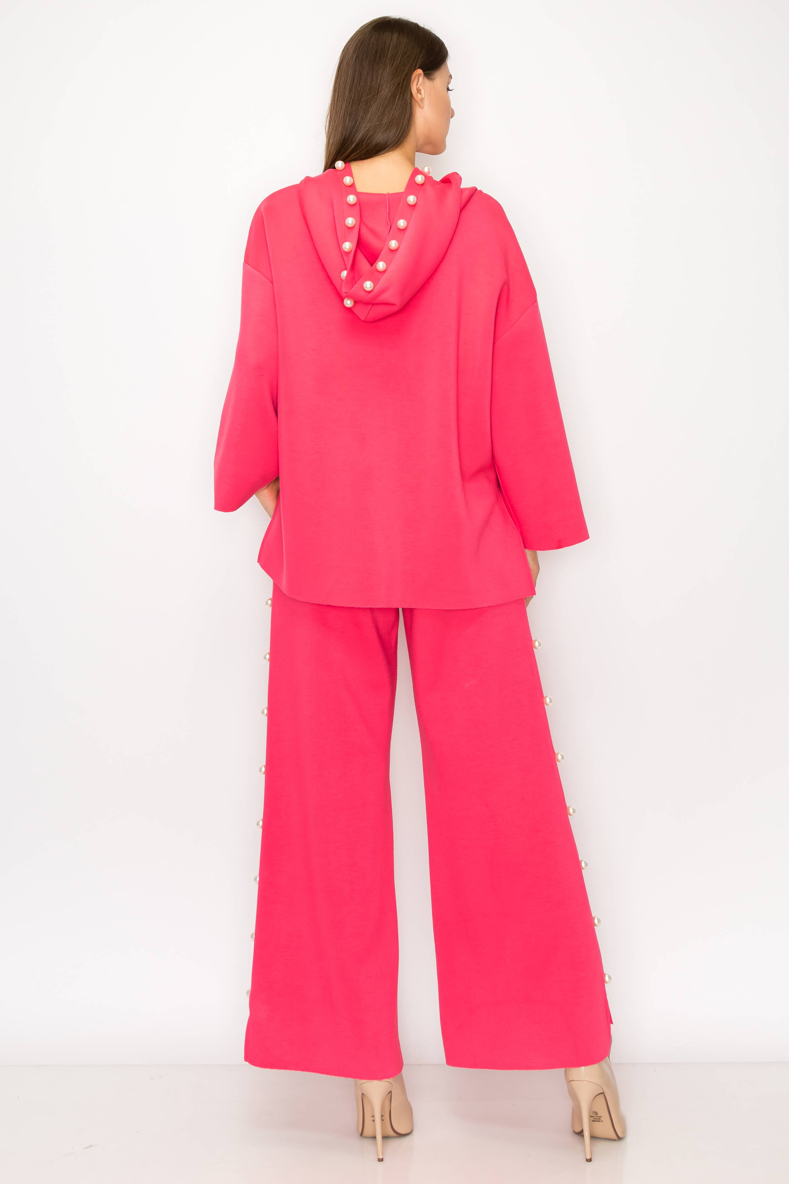 Joh Apparel – Großhandel Hose – Damen – Farrah French Scuba Pearl Lange Hose21