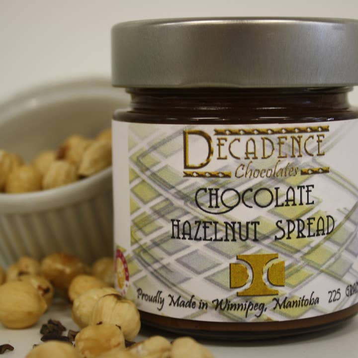 Chocolate Hazelnut Spread for wholesale by Decadence Chocolates Inc