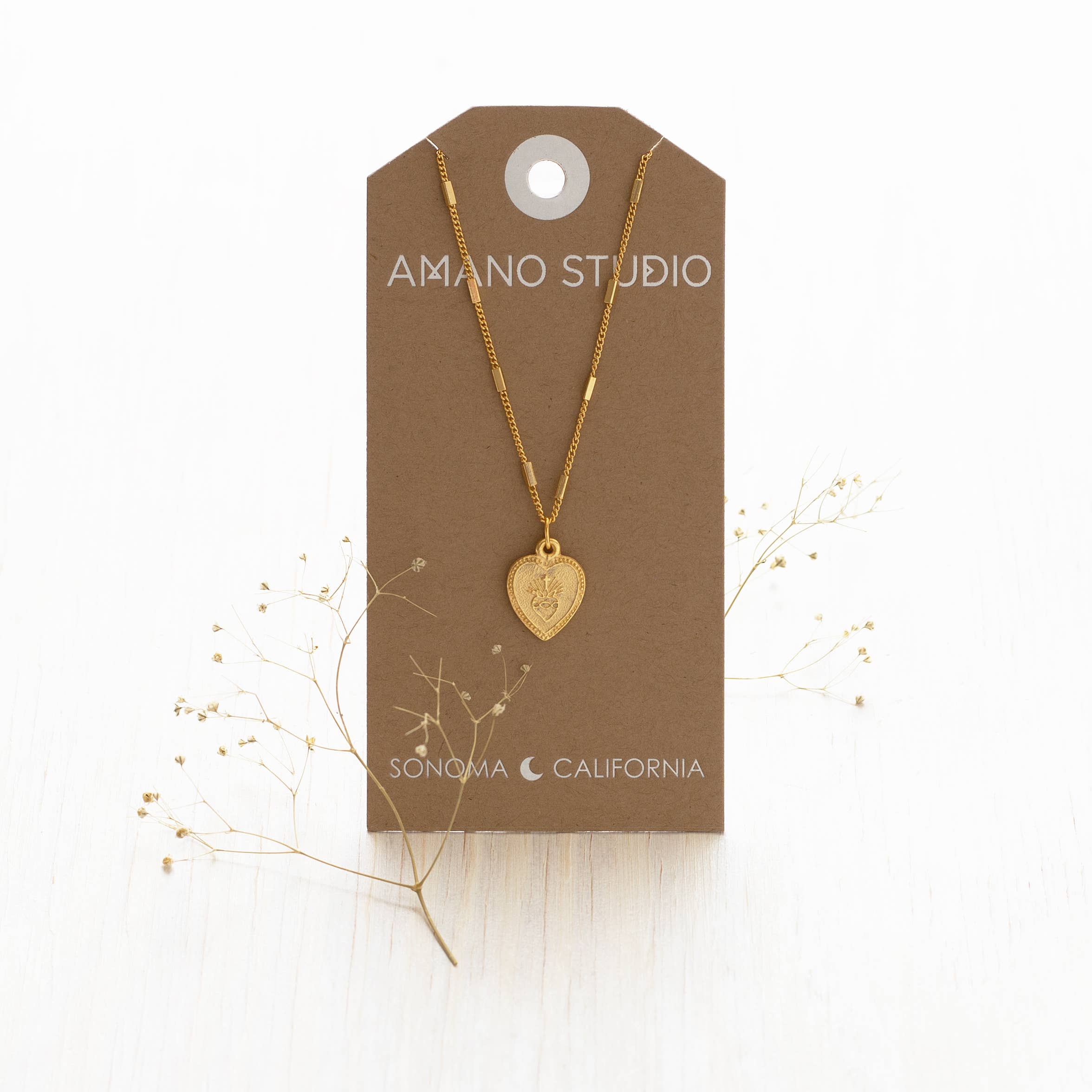Amano Studio - Vente Colliers à pendentif - Collier cœur sacré2