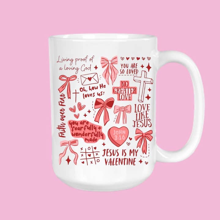 Caneca de Café "Jesus é o Meu Namorado" por atacado de GirlySips