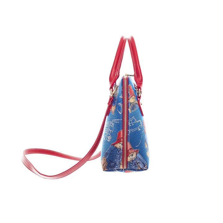 Signare Tapestry – Großhandel Henkeltasche – Damen – Paddington Bear Blue™ - Konvertierbare Tasche