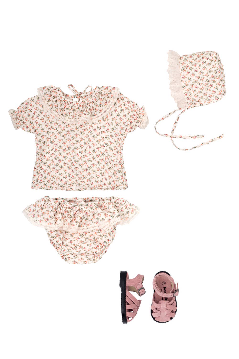 Off White Baby Flower Bloomer S15323 for wholesale on Faire1