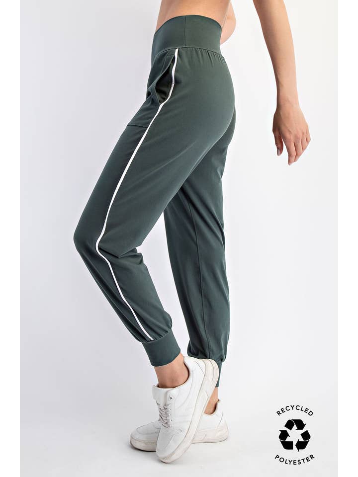 Rae Mode - Wholesale Athletic Pants - Women's - BUTTER SOFT PIPING JOGGER PANT17