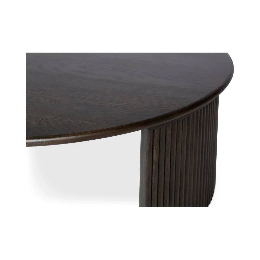LOOMLAN - Wholesale Coffee Table - Penny Solid Oak Top Round Coffee Table34