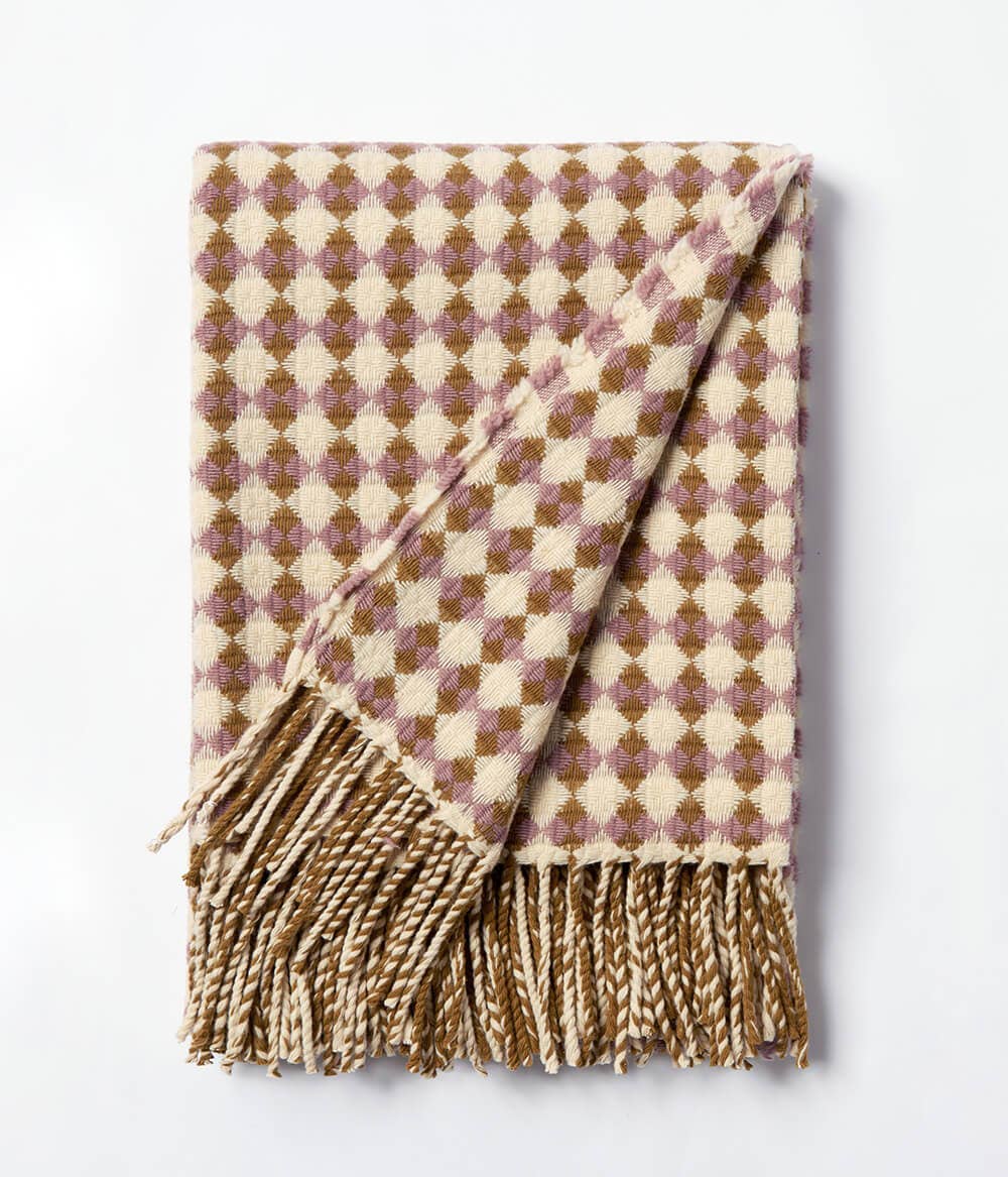 Burel Factory - Wholesale Throw Blanket - Bicolor Tile Manta7