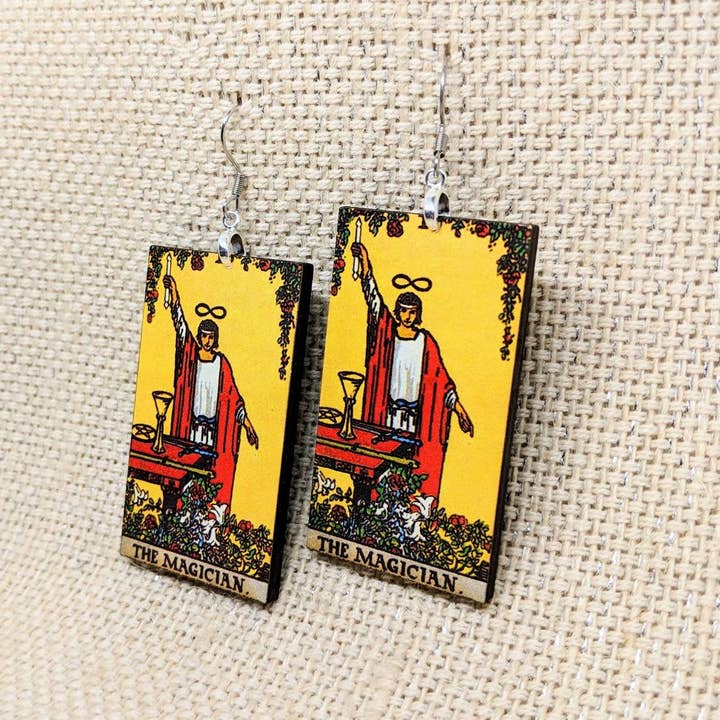 Tarot Card Earrings - The Magician for wholesale by Iamsonotcool