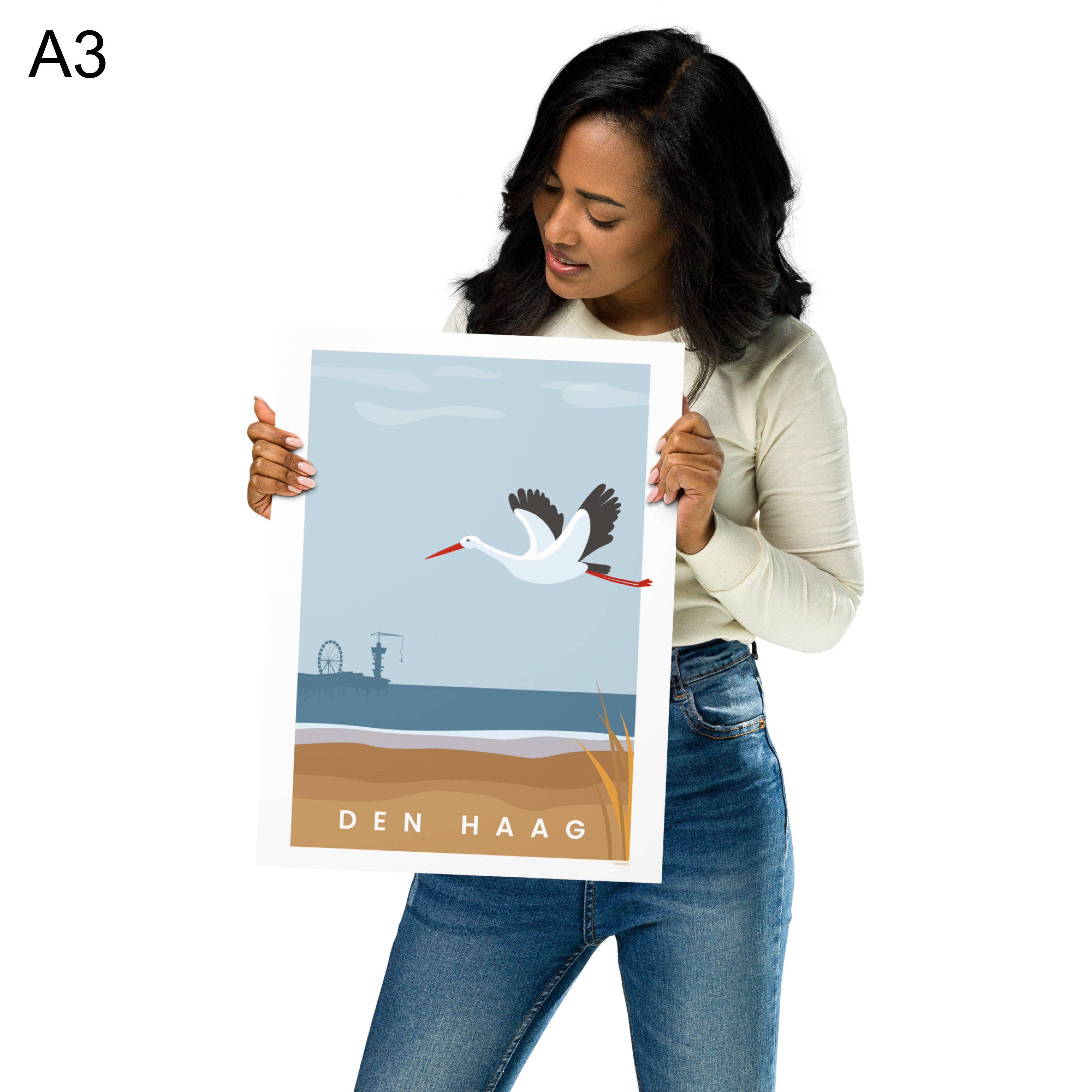 Burones - Wholesale Art Print - Artprint den Haag Ooievaar1