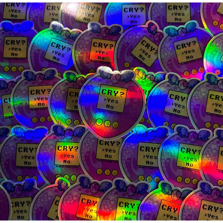 Angelic Angel Gifts - Wholesale Sticker - Retro Gamer Holographic Sticker For Water Bottle5