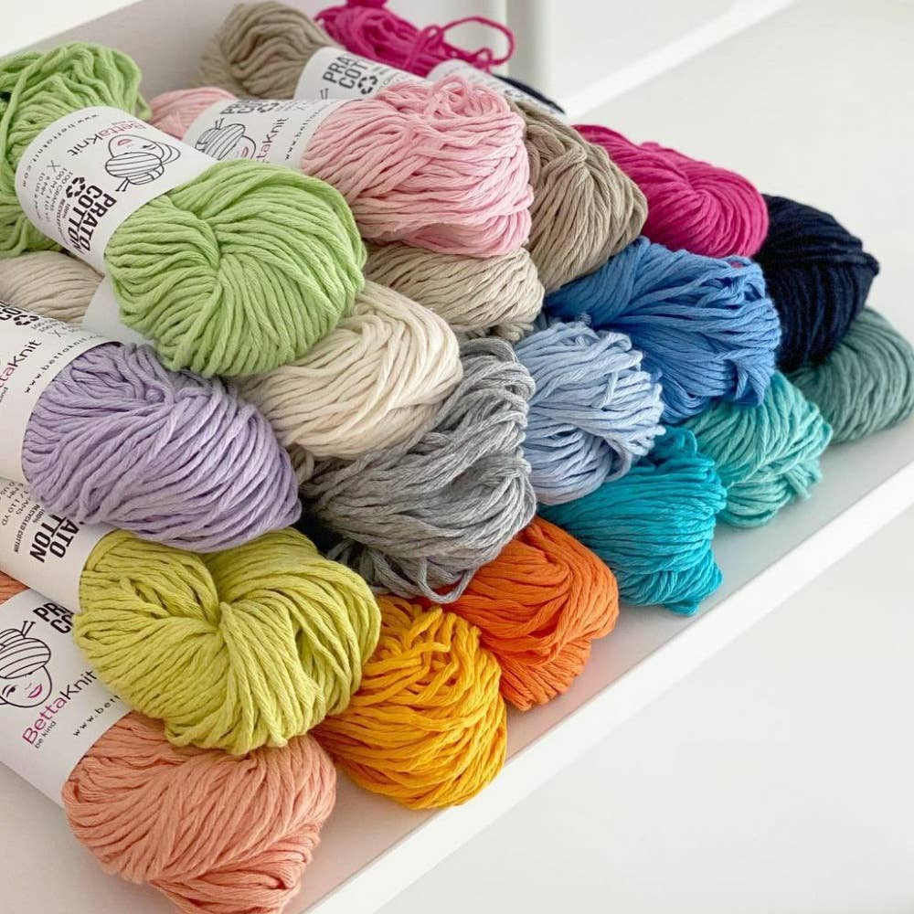 BettaKnit – wholesale Garn – Prato Cotton, bomull gjord av återvunnet avfall27