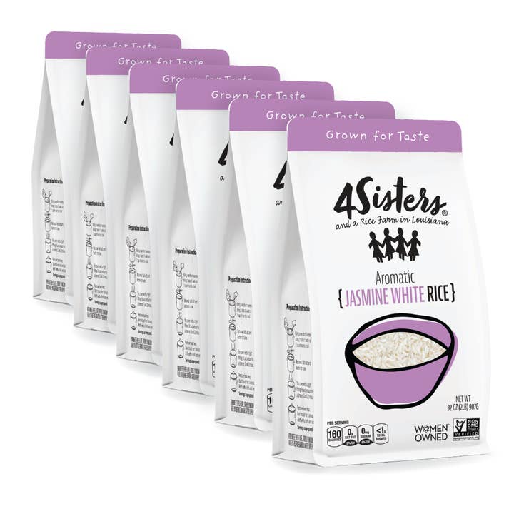 4Sisters - Wholesale Rice - 4Sisters Long Grain Aromatic Jasmine Rice - 2lb7