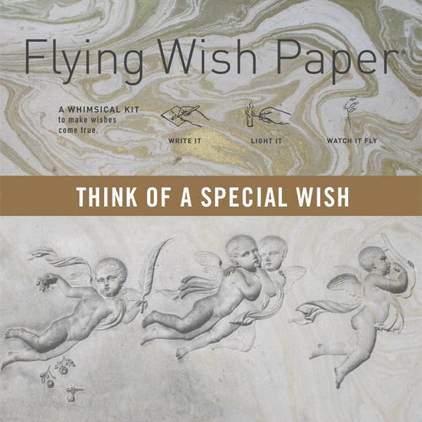 FLYING WISH PAPER ® - Wholesale Thinking of You Card - ANGELS / Mini Kit / 15 WISH PAPER™ + All Accessories