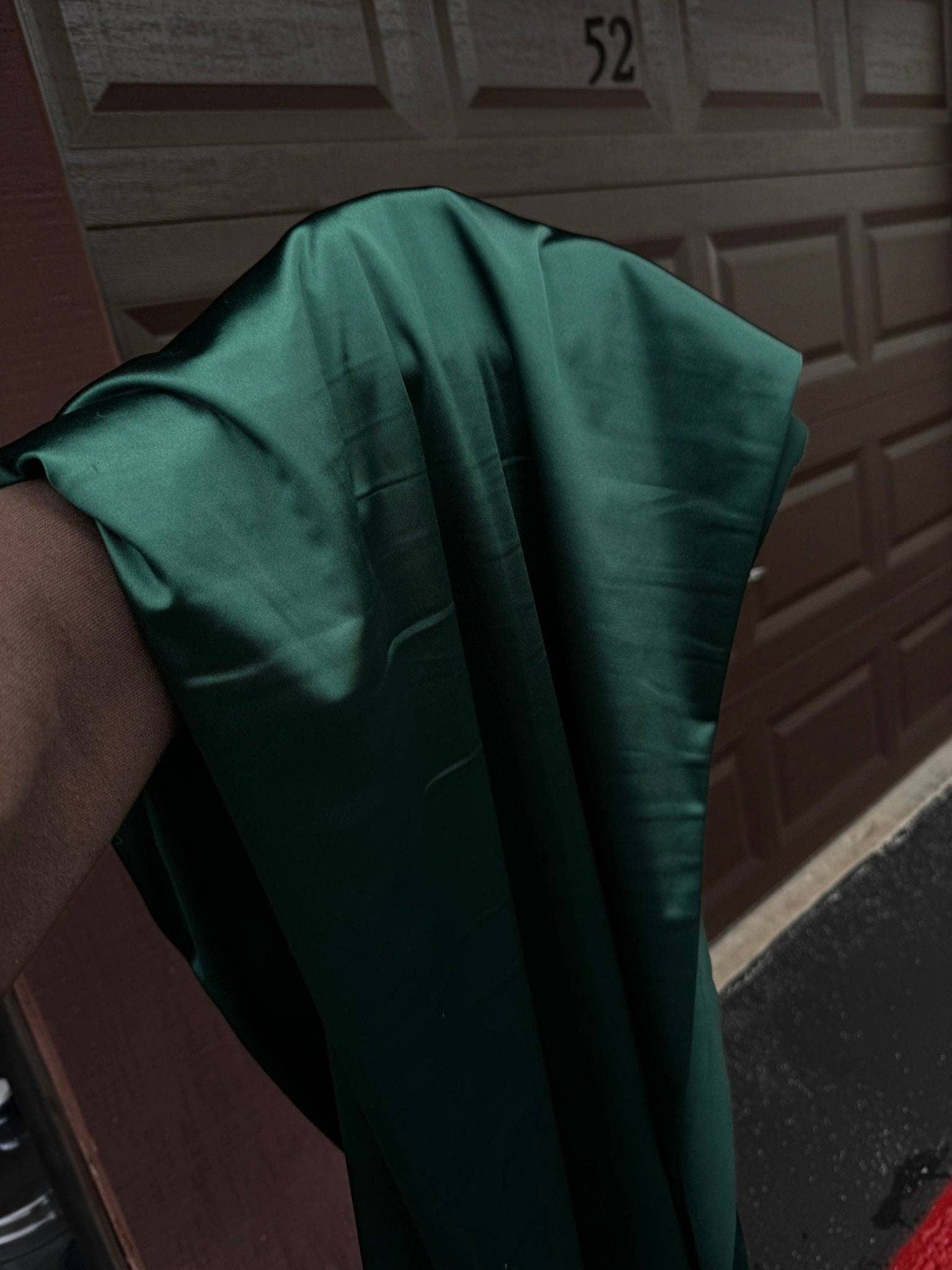 GalaTextile - Wholesale Fabric - Emerald Stretch Nylon Spandex By Yard, 4 way Silky Stretch Bodysuit Material, For Dresses Dancewear Leggings, Heavyweight Satin Spandex6