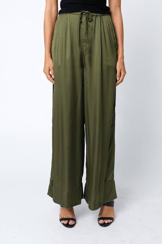 Olivaceous - Wholesale Broek - Dames - Noah Satijnen Broek9