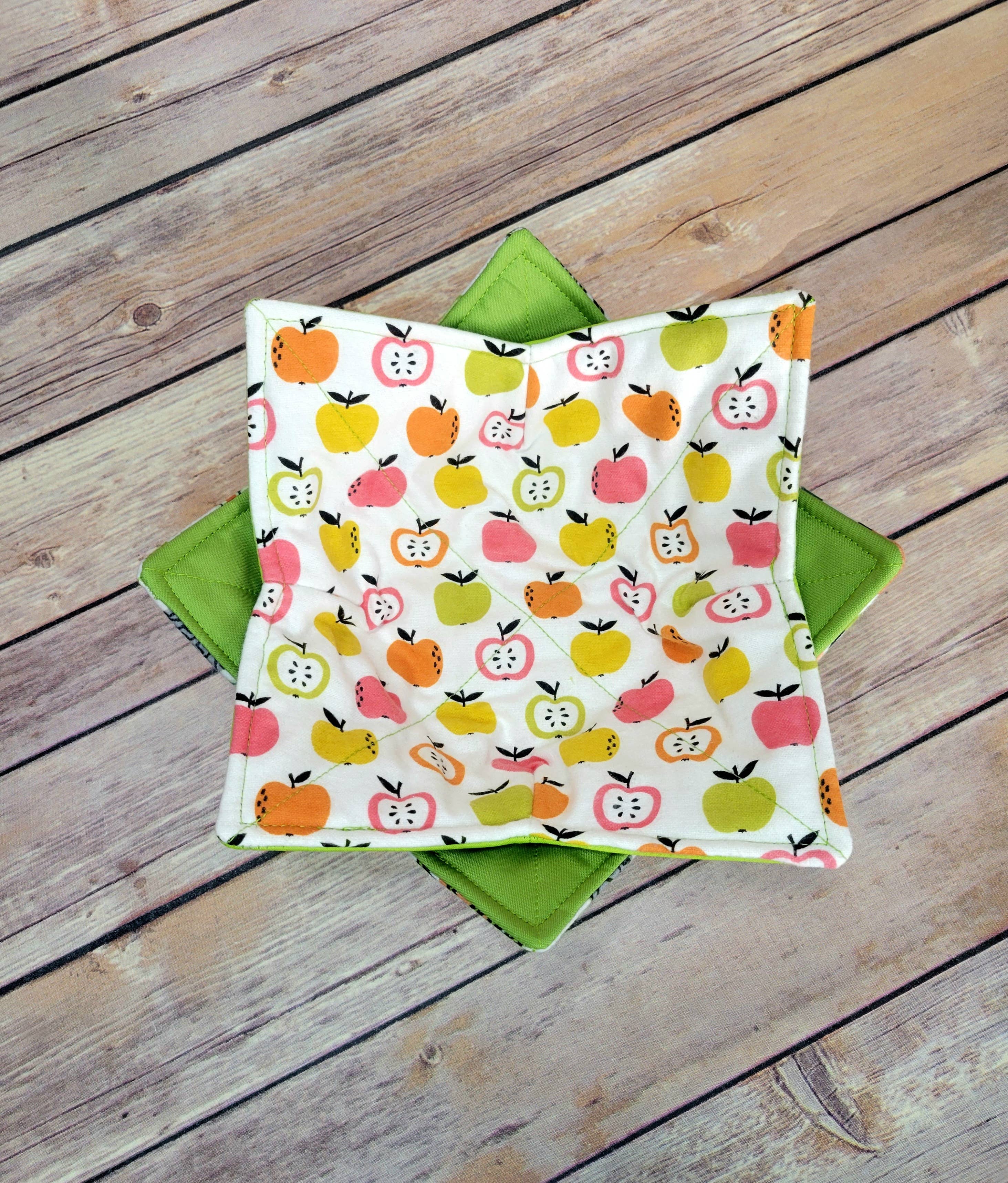 Burpie Bibs Boutique - Wholesale Oven Mitt/Pot Holder - Fruit Bowl Cozy | Lemon Cherry Strawberry Orange Hot Pad22
