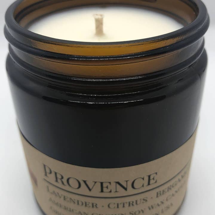 VIAI Beauty - Wholesale Jar/Filled Candle - Scented Soy Wax Candle (8.0 oz) 50-60 Hour Burn Time, Cotton Wick, Amber Glass Jar, Grown and Made in USA -7