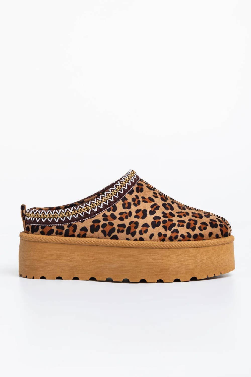 LEOPARD FLUFFY PLATFORM SLIPPERS FAUX FUR LINED ANKLE BOOTS for wholesale on Faire4