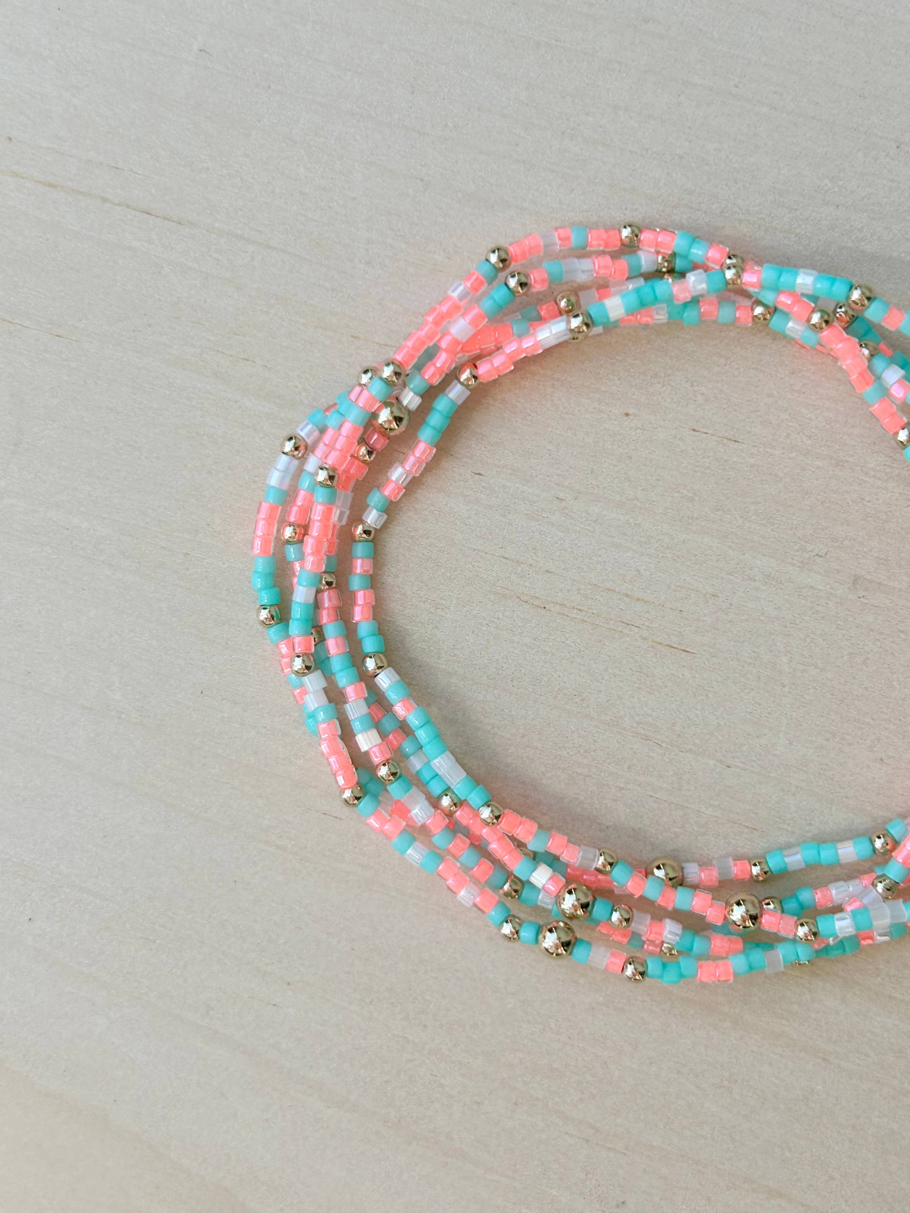 Back Bay Bead Company - Wholesale Beaded Bracelet - Stretchy Seed Bead Bracelets Gold Fill Gifts for Her Jewelry39