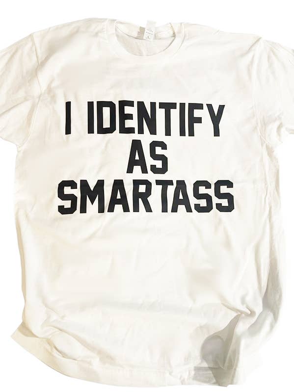 I Identify As Smart Ass Tee for wholesale by NV Brands