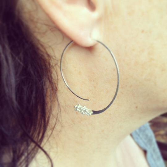 YedOmi Jewelry - Wholesale Hoop Earrings - Blooming Hoops- Small0