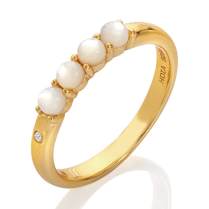 Bague en nacre HD X JJ Calm pour la vente par Hot Diamonds