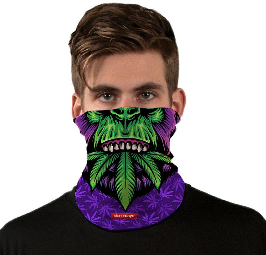 StonerDays Apparel – Engroshandel Rørhalstørklæde/halstørklæde med hætte – unisex – Gorillaz Neck Gaiter3