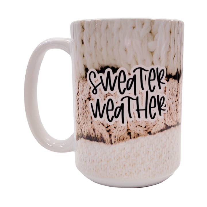 15oz keramische mok - Sweater Weather voor wholesale door Days with Gray