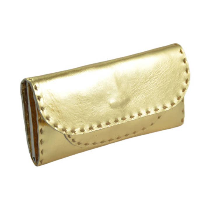 Cindy Wallet - Metallic Leather for wholesale by STUDIO CALEIDOSCOPE