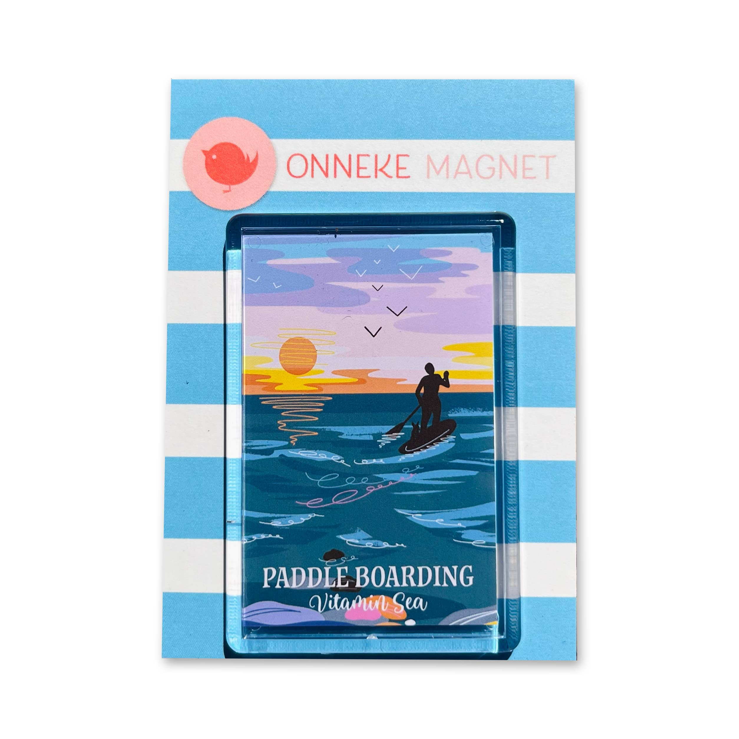Onneke – wholesale Magnet – Sea Swimming and Paddle Boarding Magnet Vitamin Sea2