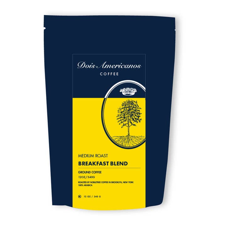Dois Americanos Morgenmad Blend Kaffe, Lys/Medium Stege for engroshandel hos Dois Americanos