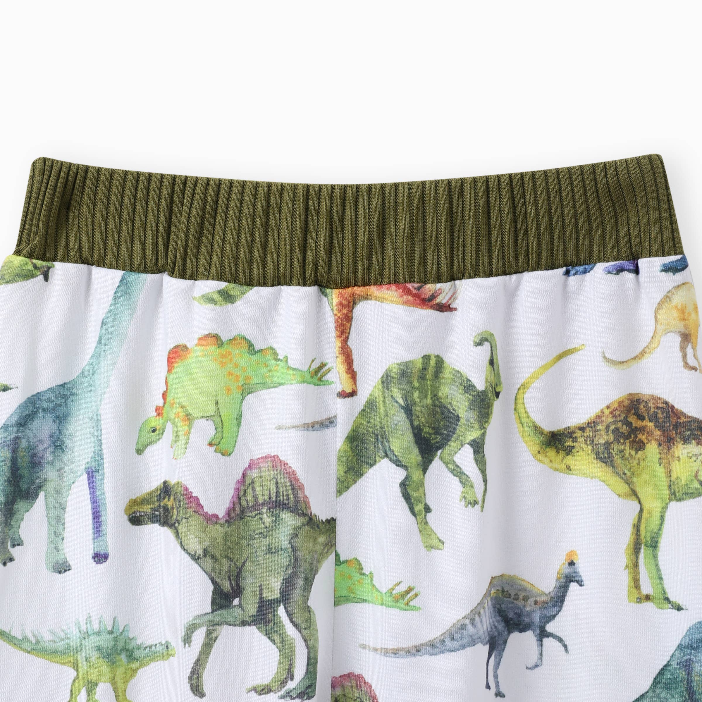 PatPat - Wholesale Top & Pant Set - Baby - 2pcs Baby Boy Solid Cotton Pullover and Dinosaur Pants Set5