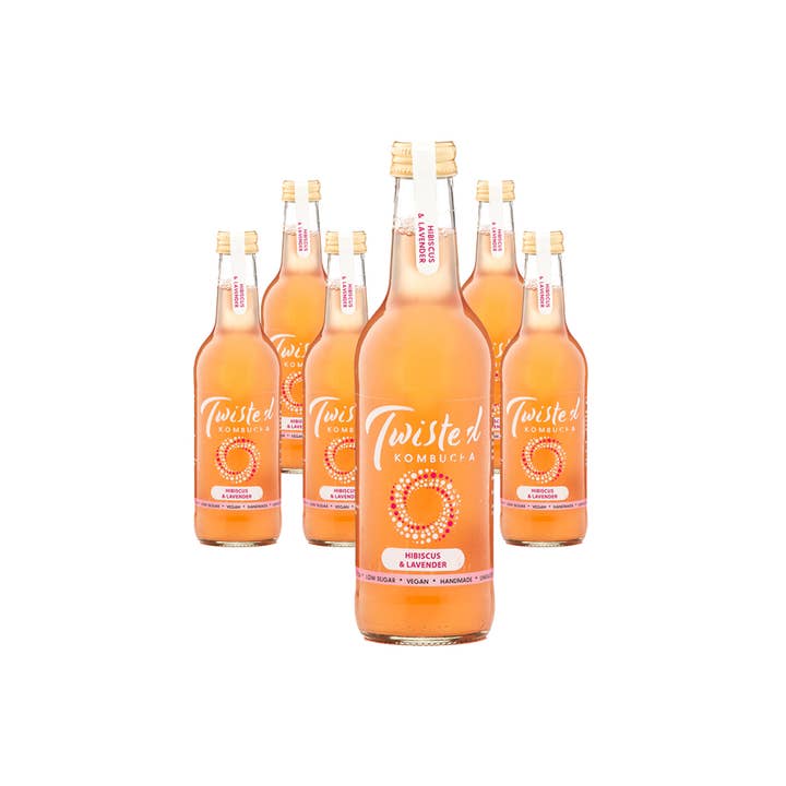 Twisted Kombucha - Wholesale Kombucha - Twisted Kombucha -Â Hibiscus & Lavender