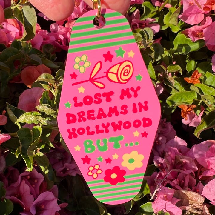 LOLALA - Your California Happiness Market 💛 - Wholesale Keychain - Women's - Lost My Dreams In Hollywood Keychain