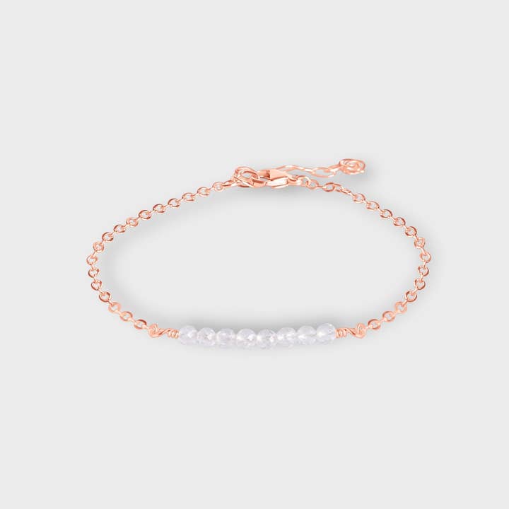 Clear Quartz Bracelet | Moments & Milestones for wholesale by The Always Busy Mama