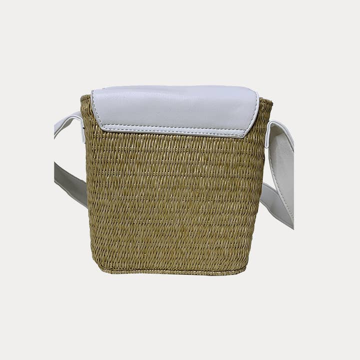 AHDORNED – wholesale Crossbody bag – Women's – Basket Weave With Faux Nappa Leather Crossbody Bag-The Celeste7