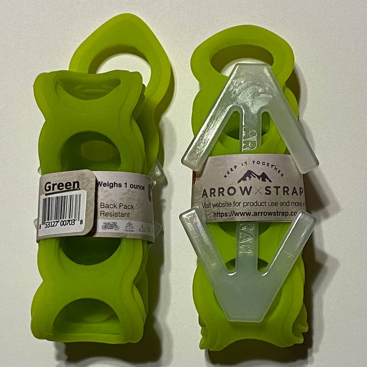Green ArrowStrap w/ Barcoded Label for wholesale by ArrowStrap