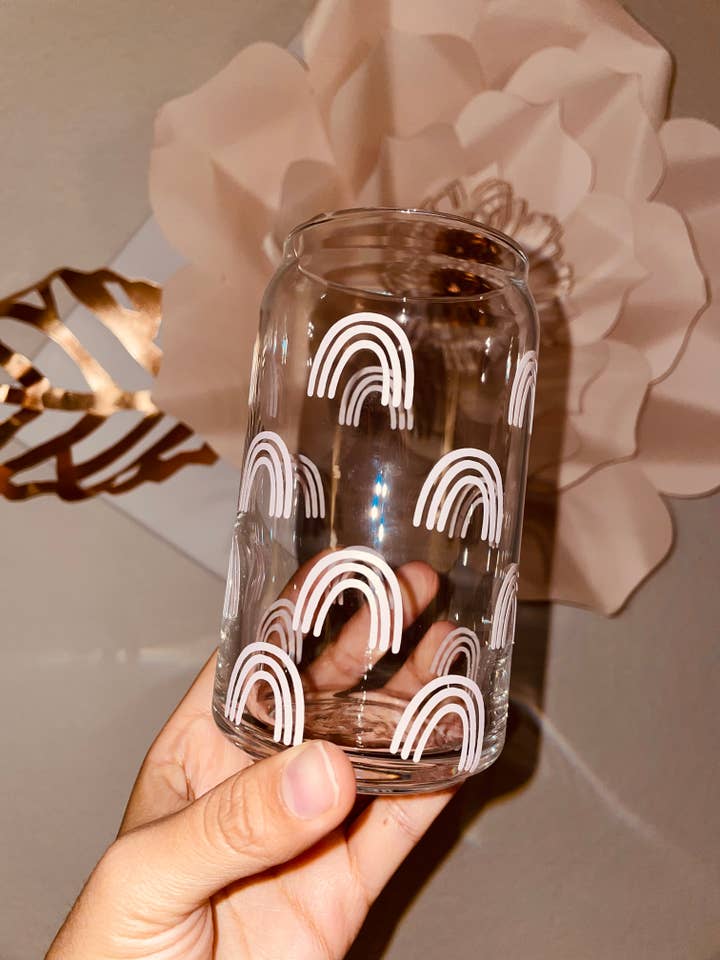 Canette en verre Rainbow pour la vente par SeeTheWildflower