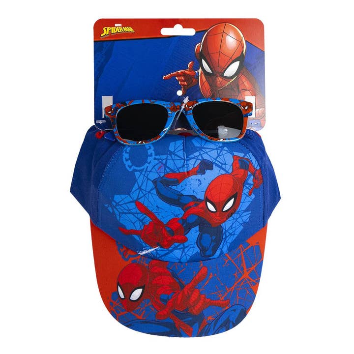 Mastoys, S.L. - Wholesale Baseball Cap - Kids - SPIDERMAN SUNGLASSES SET CAP - 2200010458