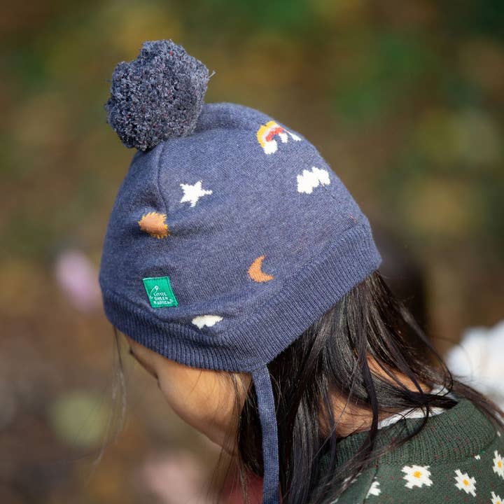 Around The Sun Knitted Hat for wholesale by Little Green Radicals
