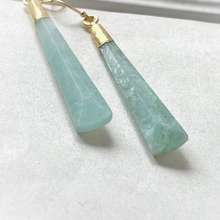 Rage Gems & Jewelry – wholesale Hängande örhängen – Amazonite Drop örhängen2