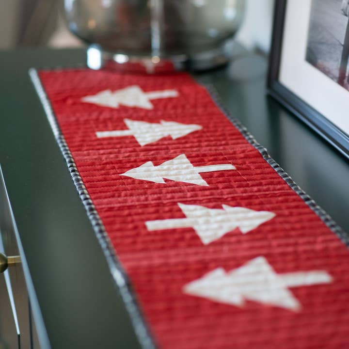 Quilty Love – wholesale Craft sewing kit – Tree Rows PAPER Quilt Pattern7