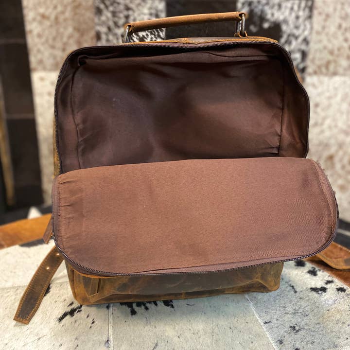 Western Linens - Wholesale Backpack - Women's - Vintage Leather Backpack