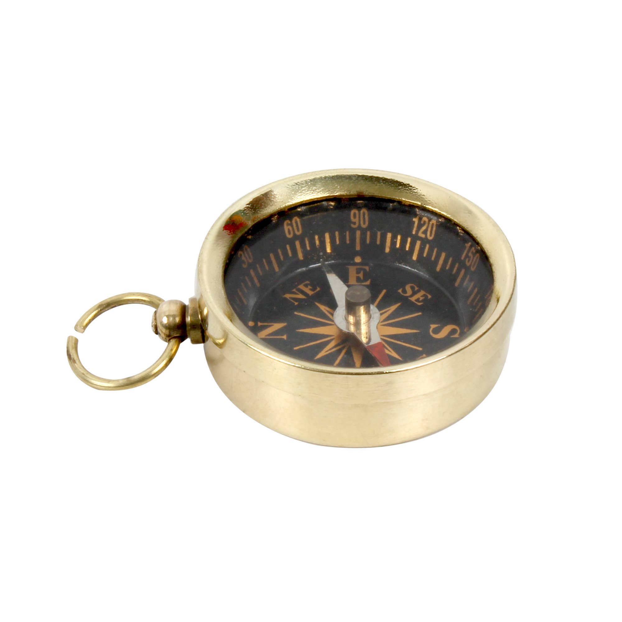 giftland - Wholesale Navigational Compass - Brass Pocket Compass 3.8cm