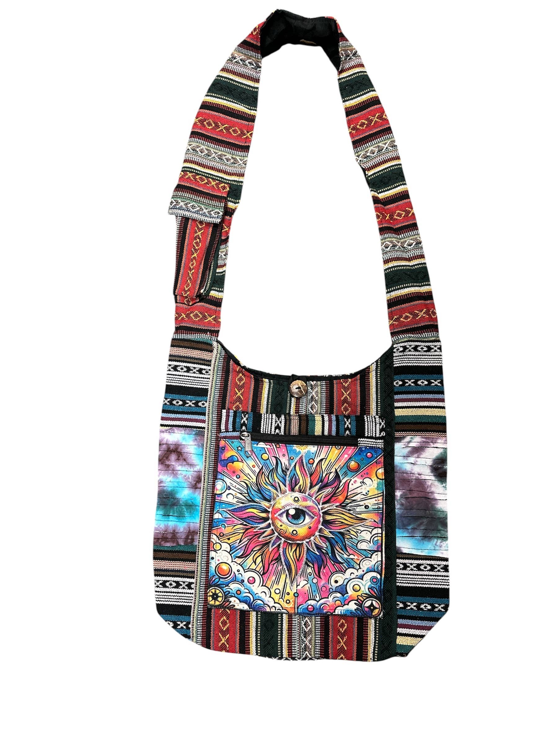 Rising International Inc - Wholesale Crossbody Bag - Women's - Golden Evil Eye Bag KFC2805