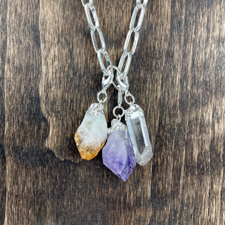 Rock Paradise - Wholesale Pendant/Charm Necklace - Charm Necklace with Assorted Crystals3